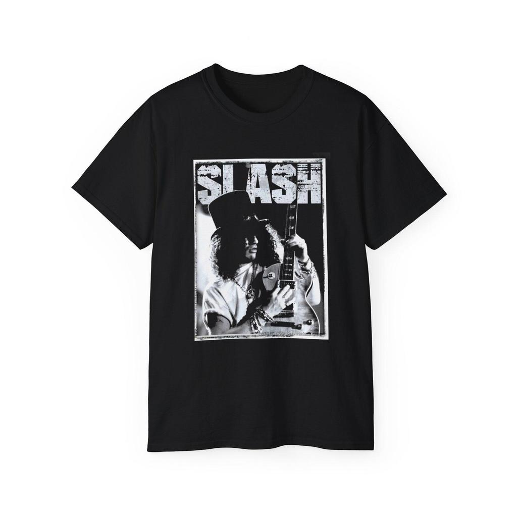 Slash Guitarist photo tee | Rock Band T shirt, Electric Guitar Portrait