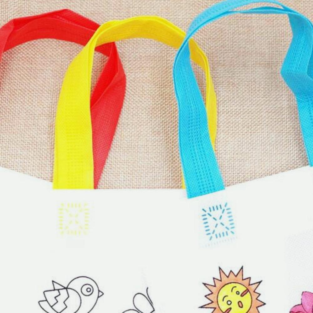 DIY Non-woven Graffiti Bag Double-Sided Early Childhood Education Painting Toys  Children