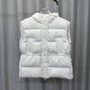 waist thickened down vest women's new winter loose hooded short thin vest large size vest tide