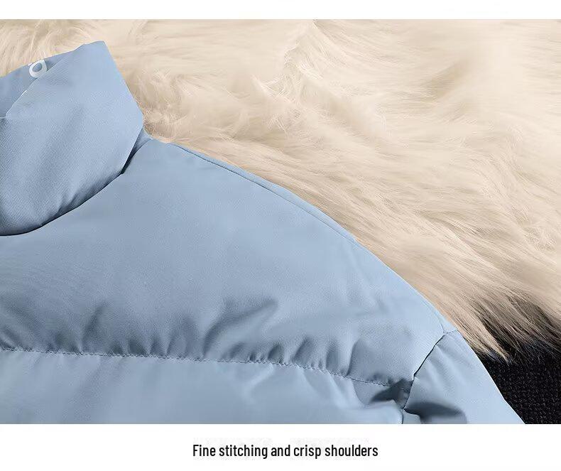 Férfi Kétoldalas Amerikai Stílusú Pehelykabát - High-End Divat, Fiatalos és Stílusos