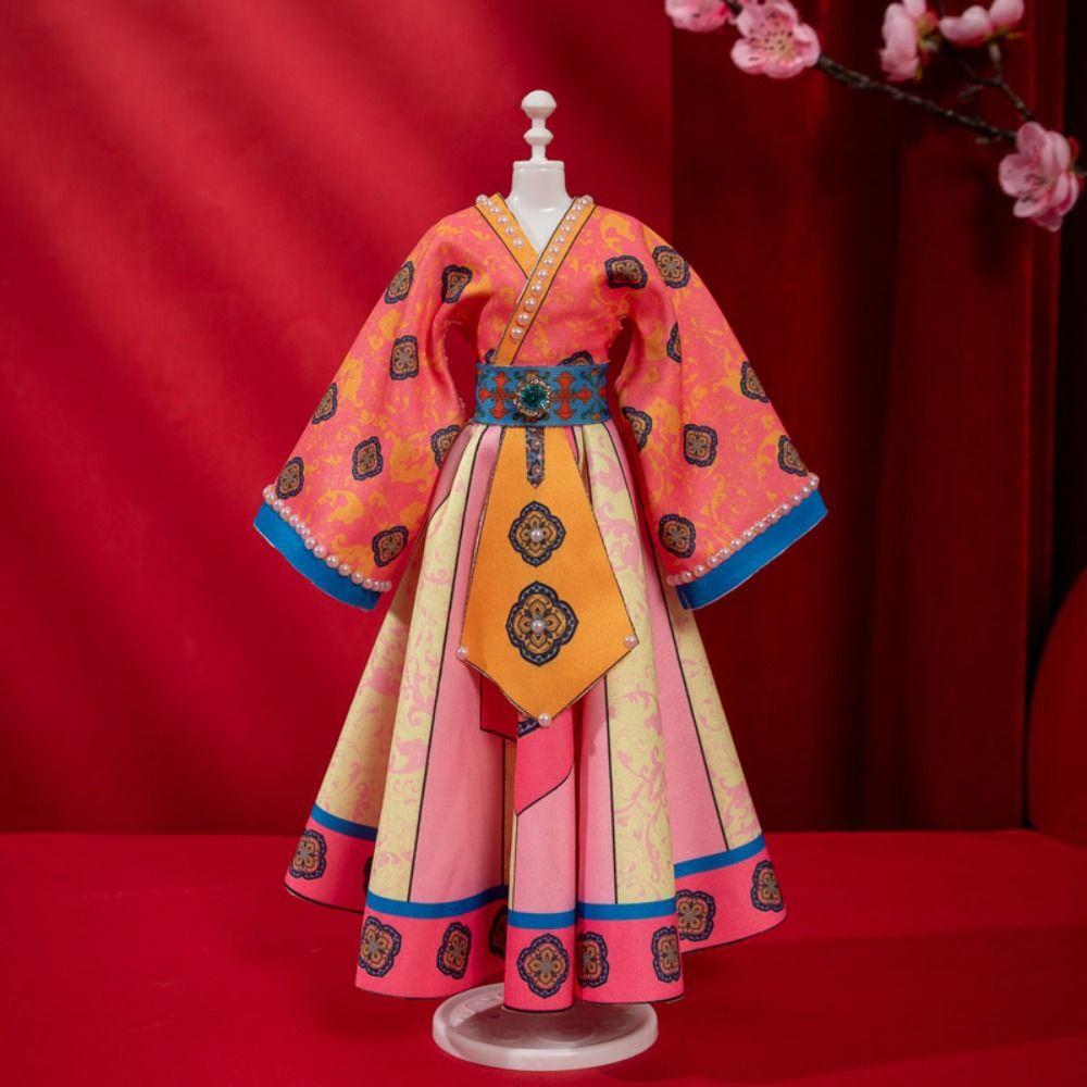 Skirt Princess Toy Outfit Dress Doll's Dress Material Doll's Hanfu Clothes DIY Kit  DIY Toys