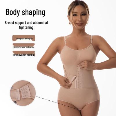 Europeisk Kroppsskulpterande Sömlös Magekontrollerande Bodysuit