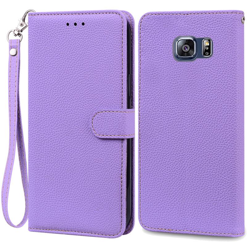 S6 Edge Case For Samsung Galaxy S6 Edge Case G925 Leather Flip Wallet Case For Samsung S6 S 6 edge Case G920 Wallet Cover Fundas