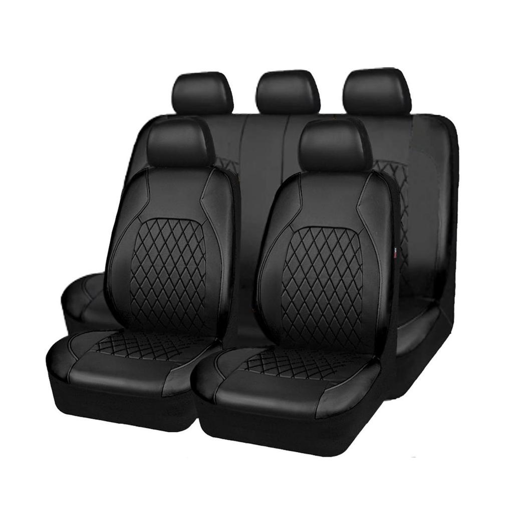 Diamond Quilted Car Seat Cover - PU Leather & PVC for Export to Europe & America