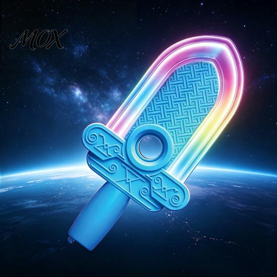Neon Spinner Geschenke für Jungen 4-in-1 Drehender Fidget Lichtschwert Spielzeug, LED Buntes Aufleuchtendes Drehbarer Griff mit Lustigen Schreibtischspielzeugen Angst Bewegungsensor