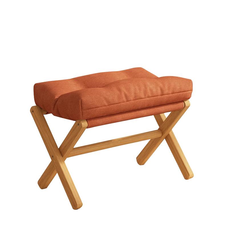 Foldable Footrest Stool - Versatile Living Room & Office Ottoman