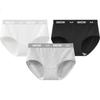 MIIOW Women's Underwear, Class A Pure Cotton, 10A Antibacterial, Extended Cotton Crotch, Breathable Sports Style Shorts, 3 Pairs, Size M