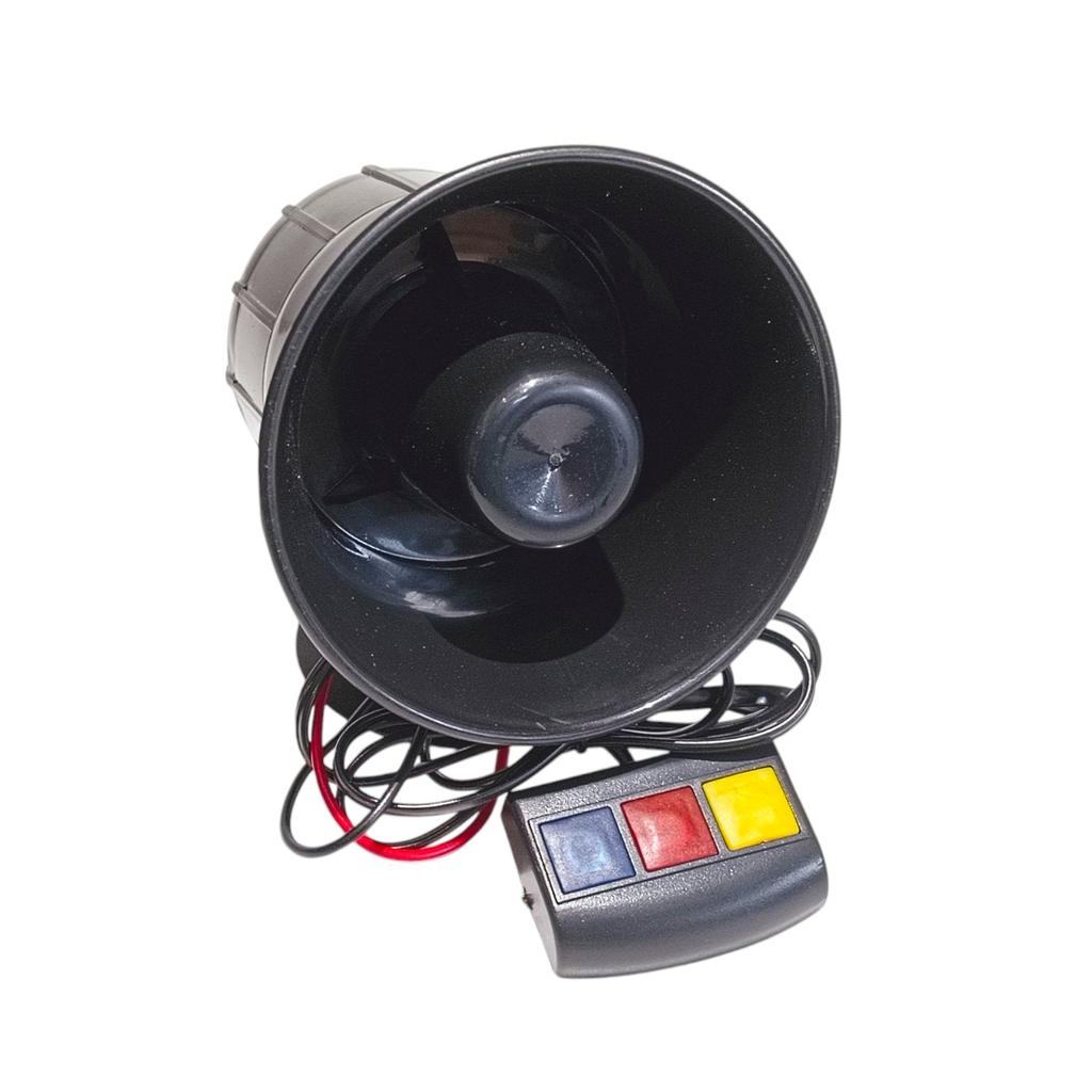 3-Ton Car Siren with 12V Panel Strong Horn Police Firefighter Horn