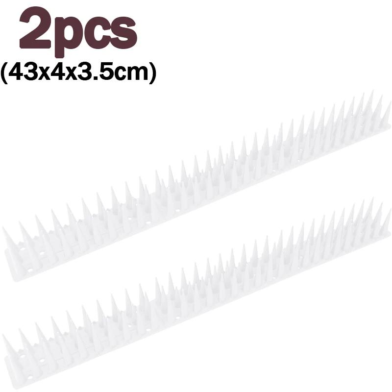 Garden Plastic Bird Pigeon Spikes Cat Repellent Spikes Pest Deterrent Fence Wall Trap Outdoor Roof Balcony Anti Climb Spike Tool