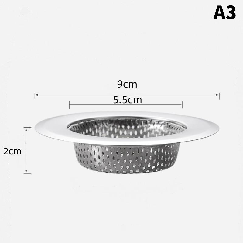 1Pcs Kitchen Sink Filter Stainless Steel Mesh Sink Strainer Filter Bathroom Sink Strainer Drain Hole Filter Trap Waste Screen