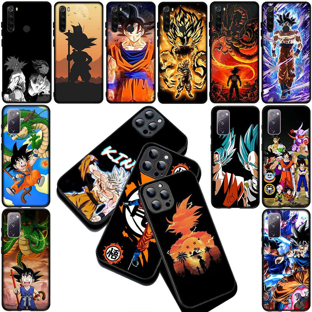 Dragons Cartoon Balls Gokus Cover for Samsung Galaxy S10 Lite S8 S9 Plus A33 A34 A31 70 A71 A72 Note 20 9 8 Coque Phone Case