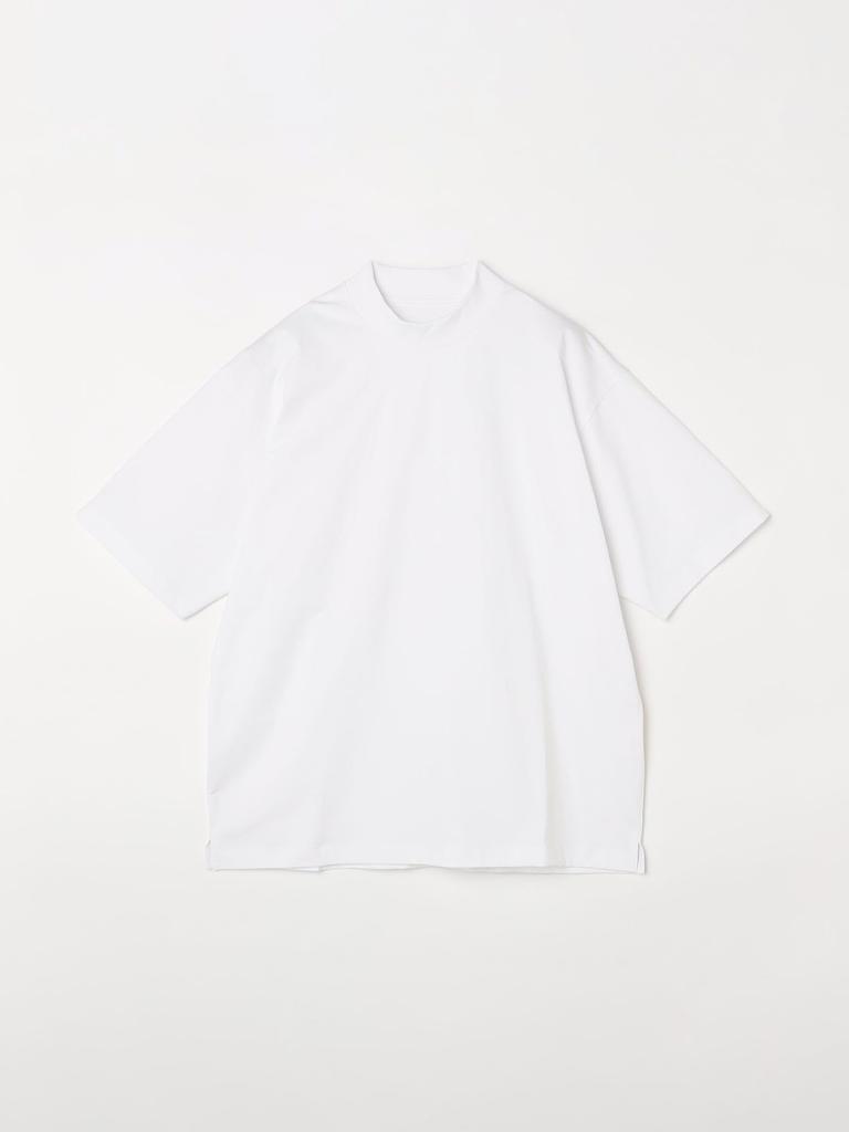 Summer Function Mock Neck 25SS 712110056 White SMALL Cool to the protection [SHIPS ANY] T-Shirt touch/Heat shielding/UV etc.