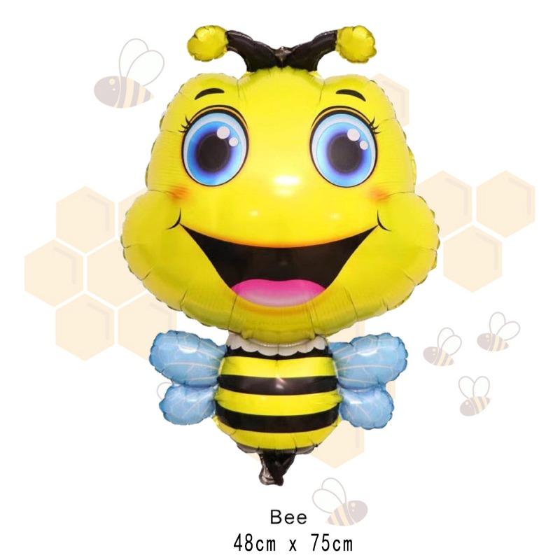 Insect-shaped Bee Balloons for Children's Birthday and First Birthday Party Scene Background Decoration Aluminum Film Balloons