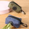 Oxford Cloth Dog Poop Bag Holder with Carabiner Clip Animal Waste Collection Pouch  Pet
