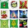 Movie TThe GGrinSch Pillow Case Fashion Square Pillowcase Bedroom Sofa Room Ins Decoration Leisure