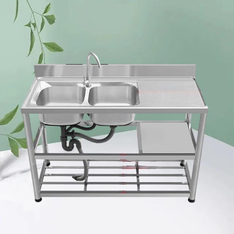 Beifu Küche Verdickte Edelstahlspüle Arbeitsstation