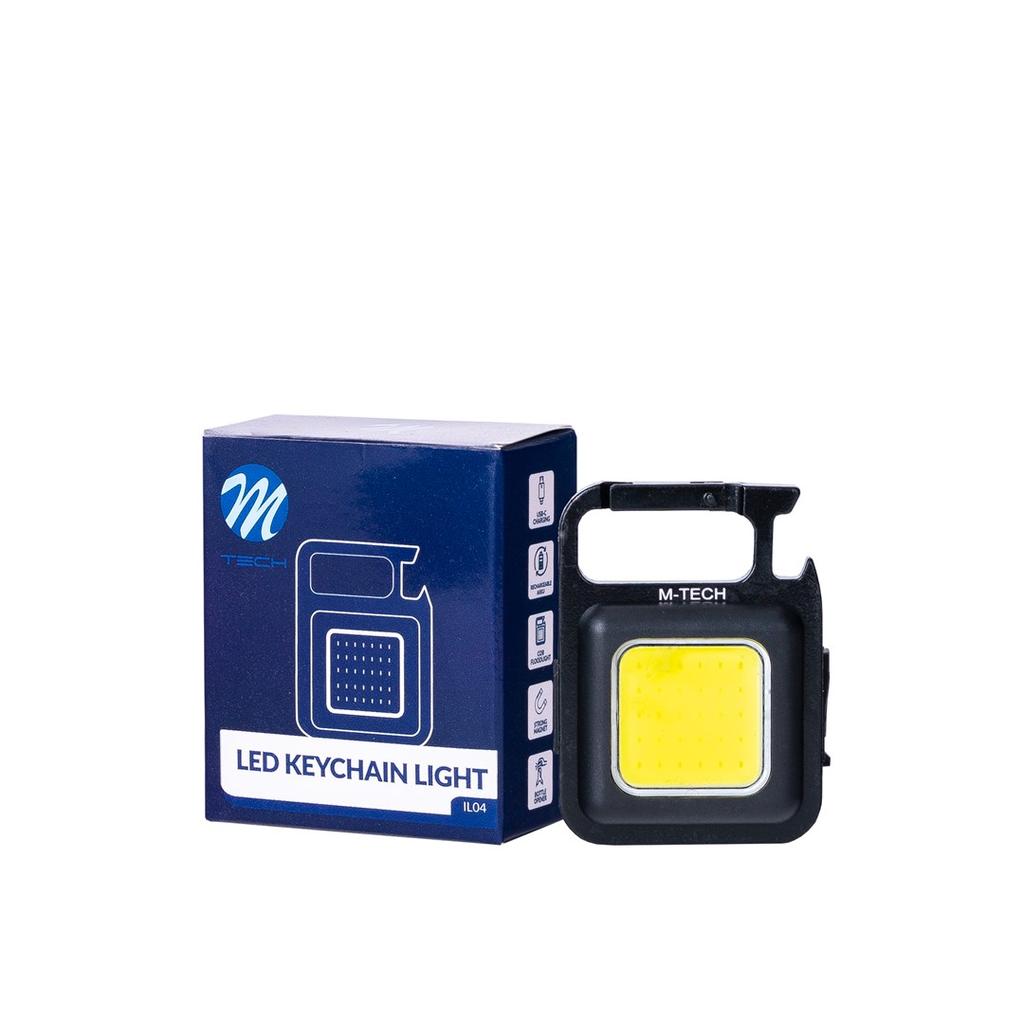 Mocna Mini Latarka Led Kieszonkowa Brelok Magnes Otwieracz Nóżka Usb-C