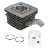 Engine Cylinder Piston Kit 47mm Bore Diameter for 80cc 2 Stroke Single Cylinder Engine Motor Motorized Bicycle Bike