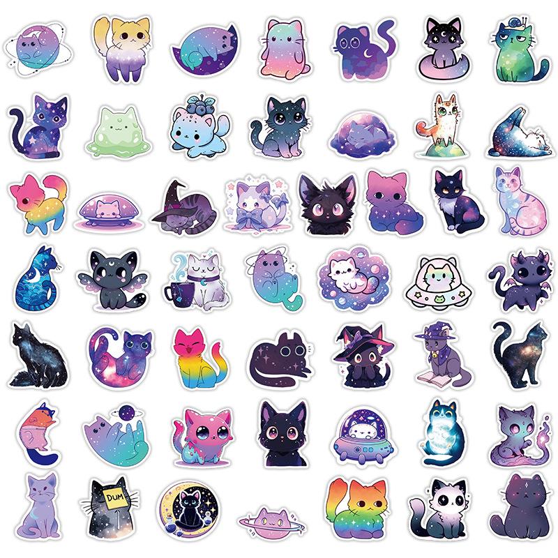 50 Cartoon Stickers: INS Style Cute Diary & Journal Decorations for Kids