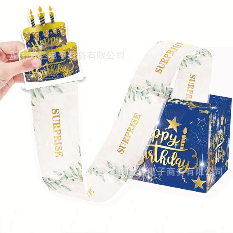 31PCS Surprise Party Birthday Decoration Money Pull Box, Birthday Party Decor Gift Box, Creative Surprise Box for Adults
