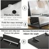 1pc 12/10 Inch 3D HD Mobile Phone Screen Magnifier, Foldable Stand with Phone Holder, Video Amplifier for Movies, Reading
