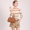 IELGY Autumn Winter Bowling Bag Boston Bag Suede Pillow Bag