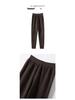 Women's Slim-Fit Thermal Knit Leggings - Solid Color, Thick, Lightweight, Cold-Resistant for Autumn/Winter Casual Wear.