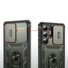 Samsung Galaxy S25 Ultra Case, KickStand Camera Lens, Dark Green