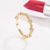 Lindon Klassischer Zirkonring aus Kupferlegierung, Damenschmuck, Hochzeitsversprechen, Partygeschenk