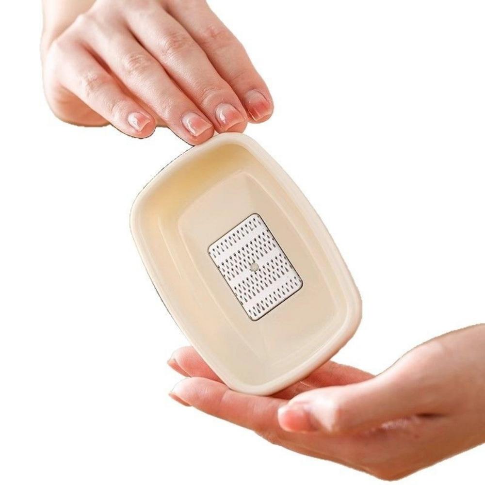 Manual Ginger Garlic Grater Kitchen Tool Handheld Grinding Plate For Making Ginger Garlic Paste Juice Home Cooking Accessory