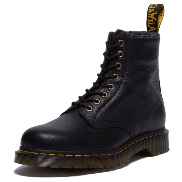 

Dr. Martens 1460 Ботинки на шнуровке из кожи гризли с подкладкой из искусственного меха, черные, унисекс, кроссовки 31873001 36