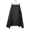 MADISON BLUE MB191-6028 Black Cotton Linen Flared Long Skirt Skirt XS blackUsed