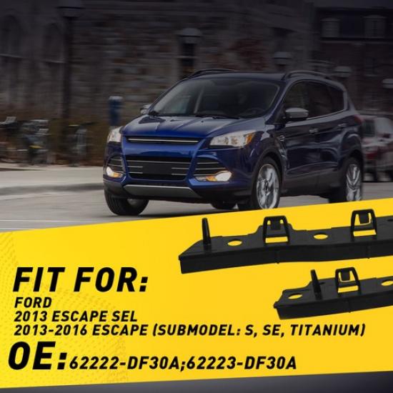 Bumper Bracket 2013-2016 For Escape Ford Set of 2 Front Right Left Side EXV