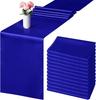 2-10PCS Satin Table Runner 30x275cm For Wedding Party Events Decoration Birthday Parties Banquets Decor Graduations Engagements