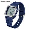 SANDA 6307 Sports Alarm Electronic Watch Digital Watches for Man Women Boys Outdoor Multifunction Luminous Chronograph Clock