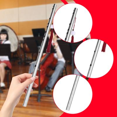 Professional Dizi Chinese Flute Handmade Stainless Steel for Clear Sound Lightweight & Easy To Play for Enthusiasts Beginners