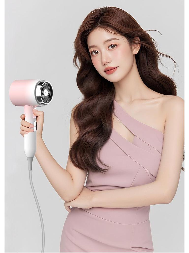 Quiet, Foldable, Quick-Dry Hair Dryer with Negative Ions for Home & Travel