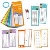 15 Reusable Erasable Math Addition Flashcards for Children's Learning