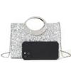 Women's Shoulder Bag Sequins Glitter Clutches Purses Evening Handbags Crossbody Bags for Evening Wedding Party Prom