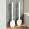 Wall Hanging Long Handle Toilet Brush, Silicone Cleaning Brush, Durable, Easy To Clean, Suitable For Bathroom, Toilet Cleaning