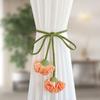 No Punching Curtain Tieback Flower Shape Curtain Rope Holders Window Curtain Buckles  Living Room