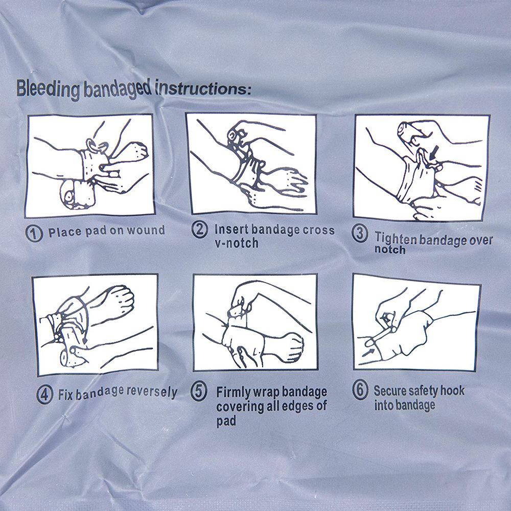 Emergency Tactical Hemostatic Israeli Bandage for Outdoor First Aid