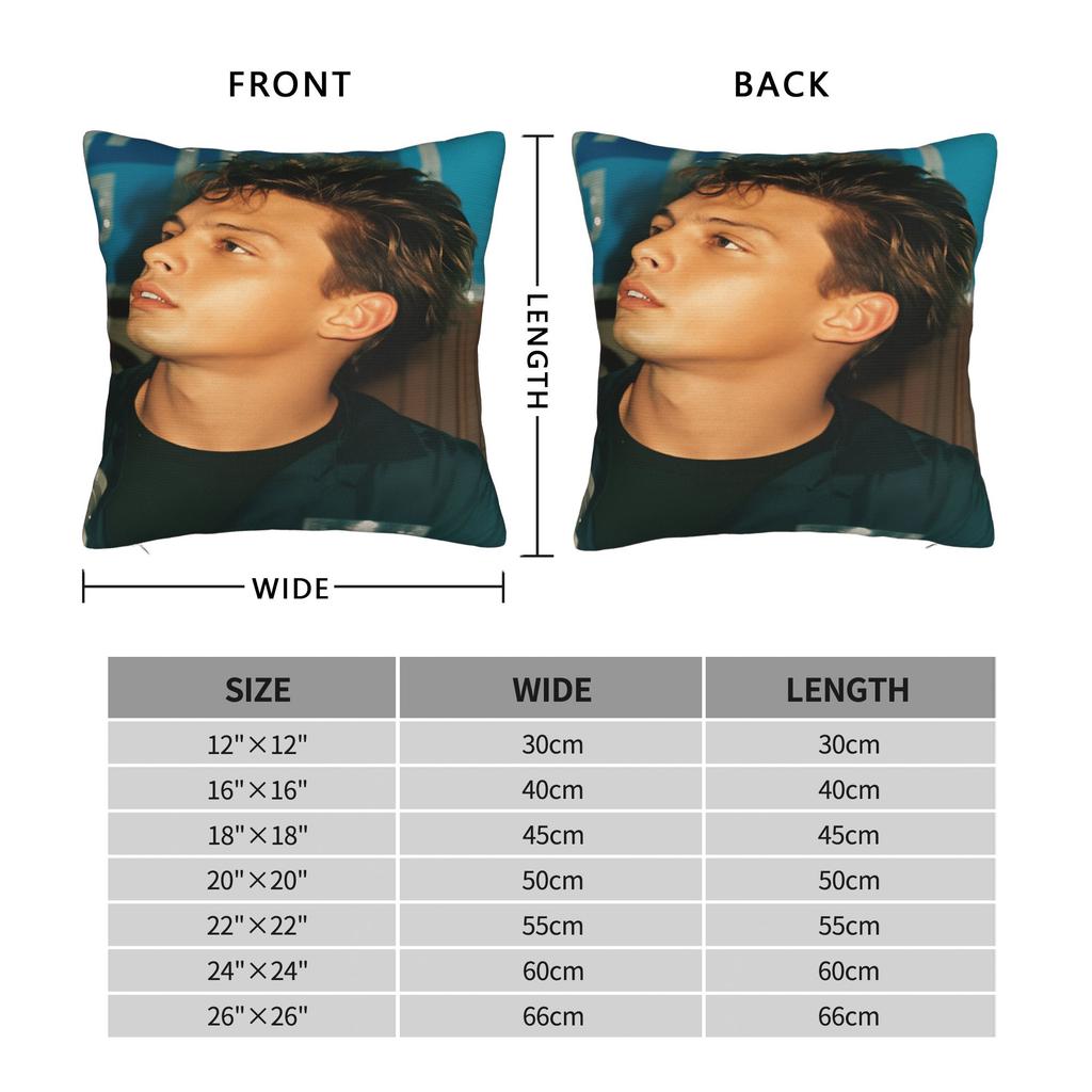 Singer L-Luis M-Miguel Pillow Cover  Retro Trendy Pillow Case For Sofa Couch Bed Living Room Soft Pillowcases Birthday Present