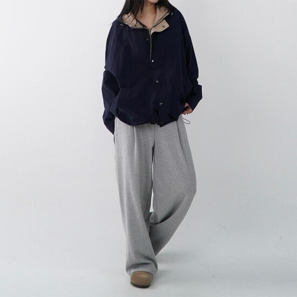 Onl Women Carpenter Banding Pintuck Wide Pants Training Pants