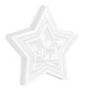 Silicone Mold Resin Durable Soft Tear Resistance Resin Ornament Molds for Christmas DIY Making Handicrafts Star Decoration
