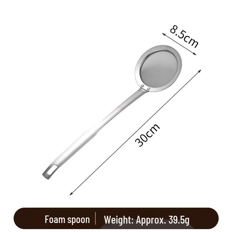 Ruhan 316 Edelstahl Schöpfkelle & Schaumlöffel Set