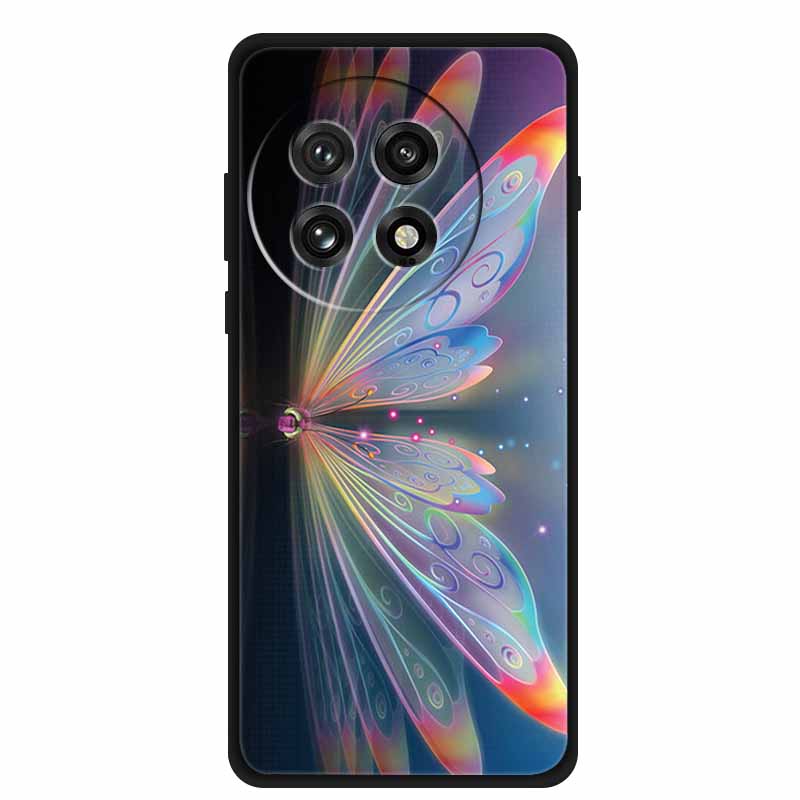 Hoesje Voor OnePlus 13R 13 R Schokbestendige Bumper Luxe Bloemenprint Zachte Siliconen Cover Voor OnePlus13R 5G Bumper 1+ 13R Telefoon Funda