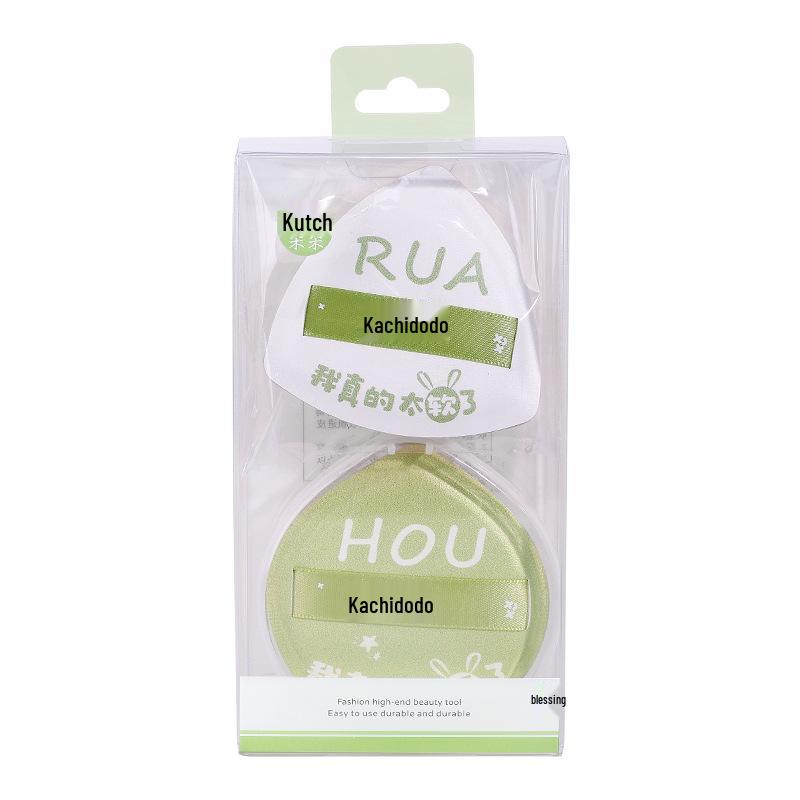 

XL Marshmallow Puff: 100% Cotton, Water Drop Triangle, Dry/Wet Dual-Use, Non-Absorbent Cushion