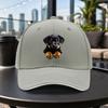 Rottweiler Puppy Baseball Cap Adjustable Duckbill Hat With Rottie Design Lightweight Travel Party Gift Multiple Colors