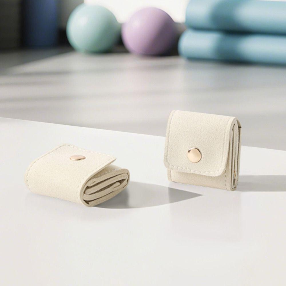 Mini Velvet Jewelry Display Bag Flip Cover Storage Case Foldable Necklace Ring Packing Bag  Travel